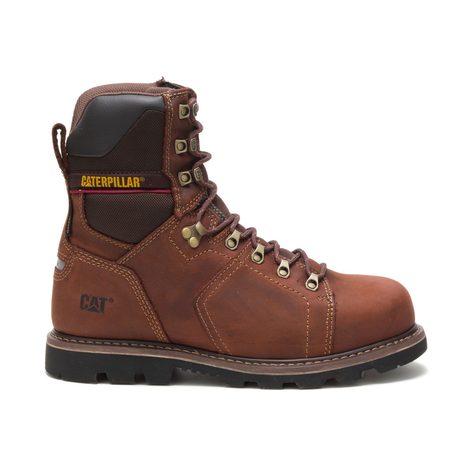 Caterpillar Boots South Africa - Cat Men's Alaska 2.0 8" Waterproof Thinsulate™ Steel Toe Steel Toe Boots Brown PQ0253916